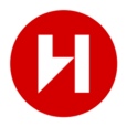 Le logo de la grande compagnie de croisière norvégienne Hurtigruten
