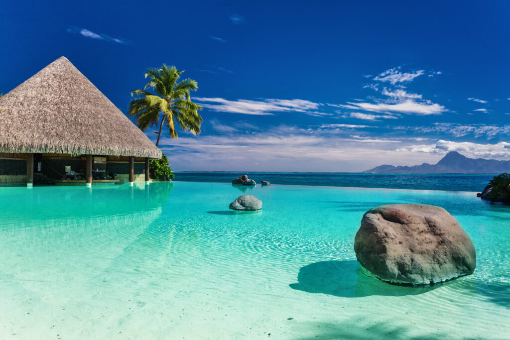 Paysage paradisiaque à Tahiti