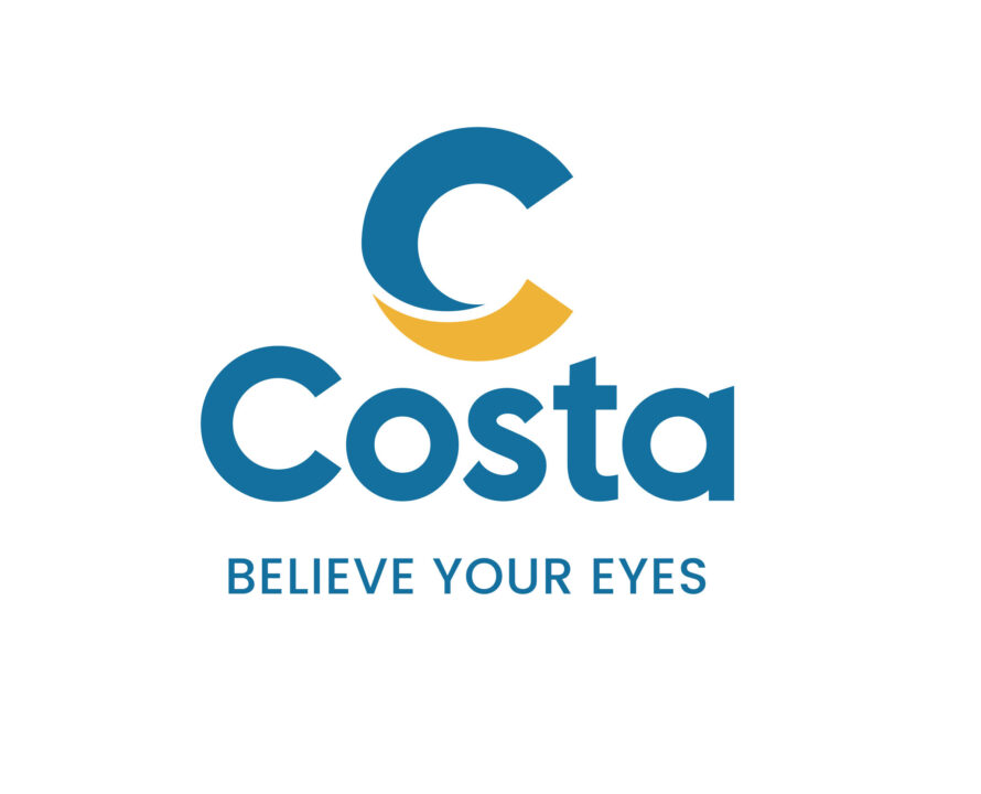 Logo Costa Croisières - Symbole de l'expérience inoubliable en croisière avec Costa.