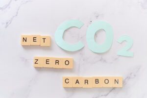 CO2 Net-Zero Emission. Carbon Neutrality concept